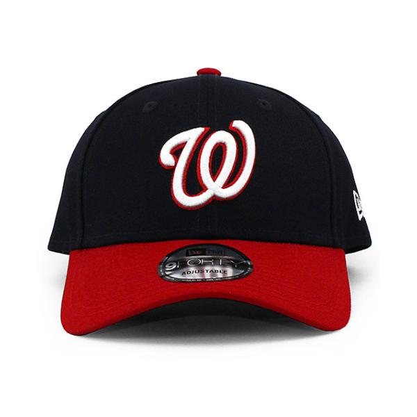 ニューエラ キャップ 9FORTY ワシントン ナショナルズ MLB THE LEAGUE ALT ADJUSTABLE CAP NAVY