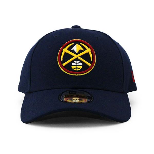 ニューエラ キャップ 9FORTY デンバー ナゲッツ NBA THE LEAGUE ADJUSTABLE CAP NAVY