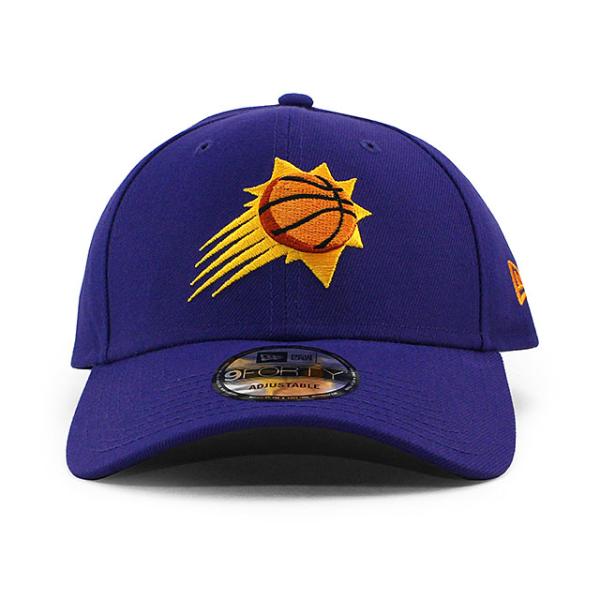 ニューエラ キャップ 9FORTY フェニックス サンズ NBA THE LEAGUE ADJUSTABLE CAP PURPLE NEW ERA PHOENIX SUNS