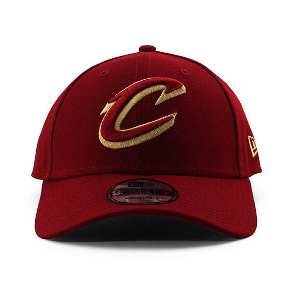 ニューエラ キャップ 9FORTY クリーブランド キャバリアーズ  NBA THE LEAGUE ADJUSTABLE CAP BURGUNDY  NEW ERA CLEVELAND CAVALIERS