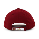 ニューエラ キャップ 9FORTY クリーブランド キャバリアーズ  NBA THE LEAGUE ADJUSTABLE CAP BURGUNDY  NEW ERA CLEVELAND CAVALIERS