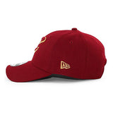 ニューエラ キャップ 9FORTY クリーブランド キャバリアーズ  NBA THE LEAGUE ADJUSTABLE CAP BURGUNDY  NEW ERA CLEVELAND CAVALIERS