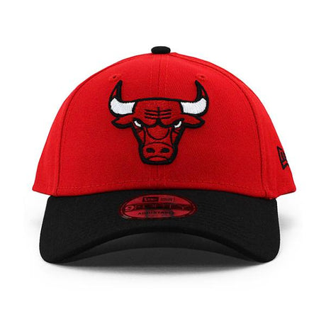 ニューエラ キャップ 9FORTY シカゴ ブルズ  NBA THE LEAGUE ADJUSTABLE CAP RED-BLACK  NEW ERA CHICAGO BULLS