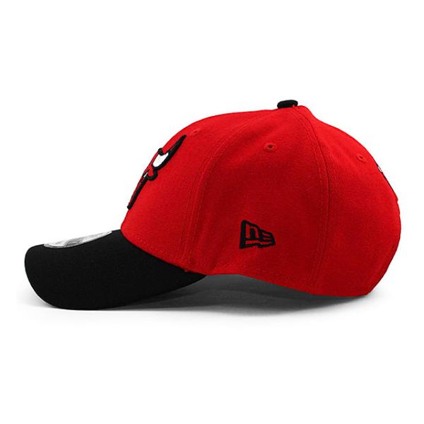 ニューエラ キャップ 9FORTY シカゴ ブルズ  NBA THE LEAGUE ADJUSTABLE CAP RED-BLACK  NEW ERA CHICAGO BULLS