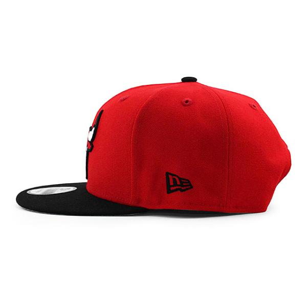 ニューエラ キャップ 9FIFTY シカゴ ブルズ  NBA 2T TEAM BASIC SNAPBACK CAP RED BLACK NEW ERA CHICAGO BULLS