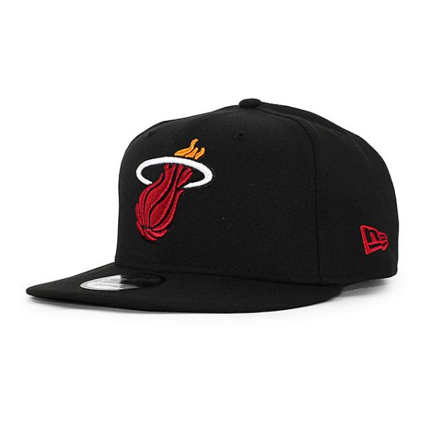 ニューエラ キャップ 9FIFTY マイアミ ヒート NBA TEAM BASIC SNAPBACK CAP BLACK