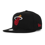 ニューエラ キャップ 9FIFTY マイアミ ヒート NBA TEAM BASIC SNAPBACK CAP BLACK