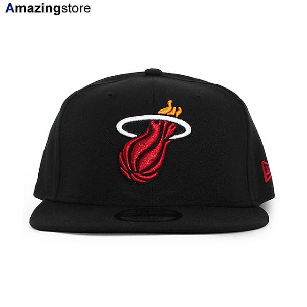 ニューエラ キャップ 9FIFTY マイアミ ヒート NBA TEAM BASIC SNAPBACK CAP BLACK