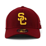 ニューエラ キャップ 39THIRTY サウス カリフォルニア トロージャンズ  NCAA TEAM CLASSIC FLEX FIT CAP CARDINAL  NEW ERA USC TROJANS