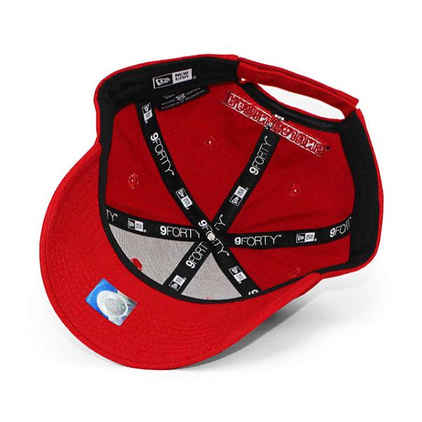 ニューエラ キャップ 9FORTY ルイジアナ ラファイエット レイギン ケイジャンズ NCAA THE LEAGUE ADJUSTABLE CAP RED