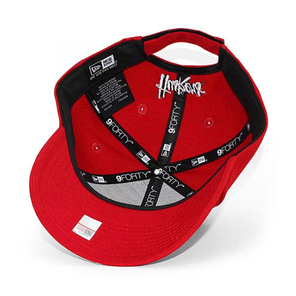 ニューエラ キャップ 9FORTY ネブラスカ コーンハスカーズ  NCAA THE LEAGUE ADJUSTABLE CAP RED  NEW ERA NEBRASKA CORNHUSKERS