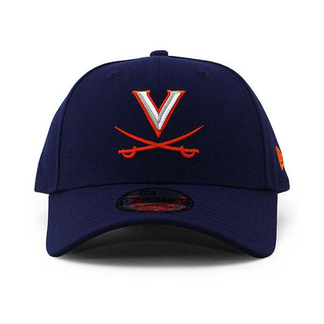 ニューエラ キャップ 9FORTY ヴァージニア キャバリアーズ NCAA THE LEAGUE ADJUSTABLE CAP NAVY