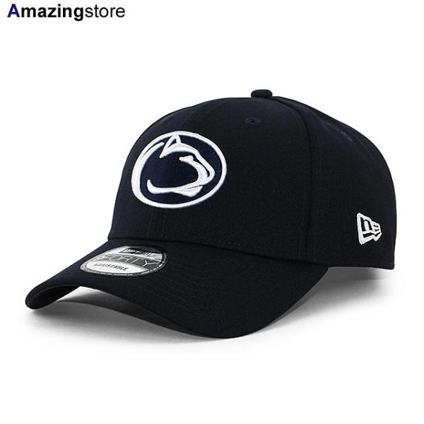 ニューエラ キャップ 9FORTY ペンステイト ニタニー ライオンズ NCAA THE LEAGUE ADJUSTABLE CAP NAVY NEW ERA PENN STATE NITTANY LIONS