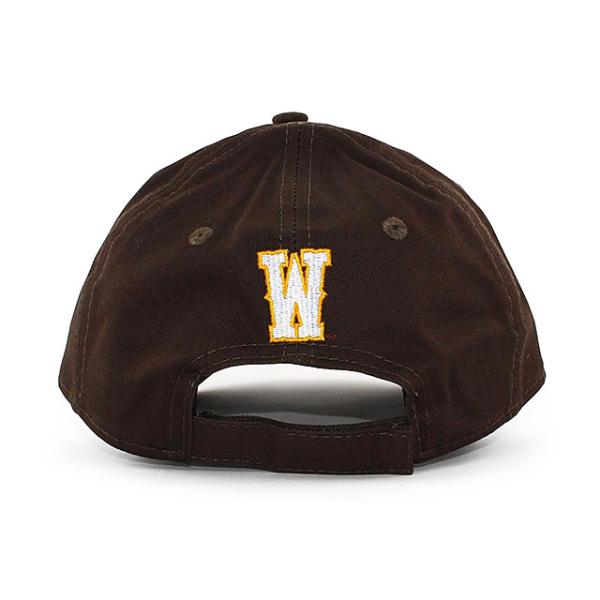 ニューエラ キャップ 9FORTY ワイオミング カウボーイズ NCAA THE LEAGUE ADJUSTABLE CAP BROWN NEW ERA WYOMING COWBOYS