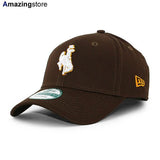 ニューエラ キャップ 9FORTY ワイオミング カウボーイズ NCAA THE LEAGUE ADJUSTABLE CAP BROWN NEW ERA WYOMING COWBOYS