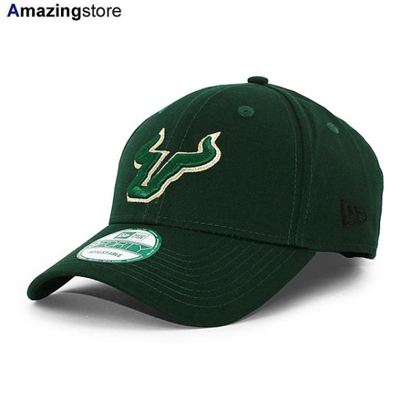 ニューエラ キャップ 9FORTY サウス フロリダ ブルズ NCAA THE LEAGUE ADJUSTABLE CAP DARK GREEN NEW ERA USF BULLS