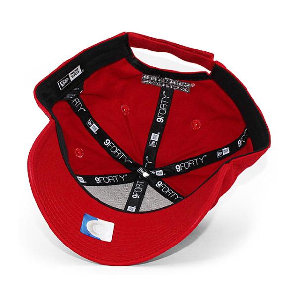 ニューエラ キャップ 9FORTY ラトガース スカーレットナイツ  NCAA THE LEAGUE ADJUSTABLE CAP RED  NEW ERA RUTGERS SCARLET KNIGHTS