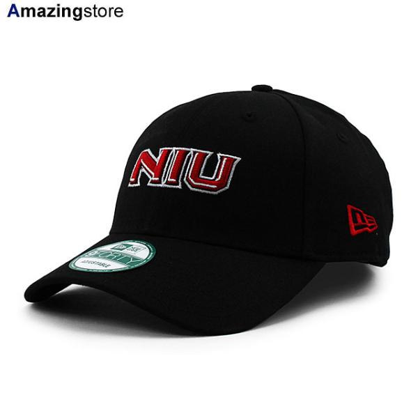 ニューエラ キャップ 9FORTY ノーザンイリノイ ハスキーズ NCAA THE LEAGUE ADJUSTABLE CAP BLACK NEW ERA NIU HUSKIES