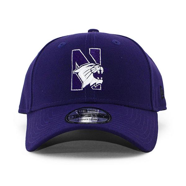 ニューエラ キャップ 9FORTY ノースウェスタン ワイルドキャッツ NCAA THE LEAGUE ADJUSTABLE CAP PURPLE NEW ERA NORTHWESTERN WILDCATS