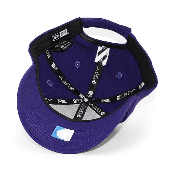 ニューエラ キャップ 9FORTY ノースウェスタン ワイルドキャッツ NCAA THE LEAGUE ADJUSTABLE CAP PURPLE NEW ERA NORTHWESTERN WILDCATS