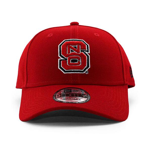 ニューエラ キャップ 9FORTY ノースカロライナステイト ウルフパック NCAA THE LEAGUE ADJUSTABLE CAP RED