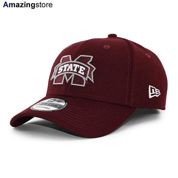 ニューエラ キャップ 9FORTY ミシシッピ ステイト ブルドッグス NCAA THE LEAGUE ADJUSTABLE CAP MAROON NEW ERA MISSISSIPPI STATE BULLDOGS