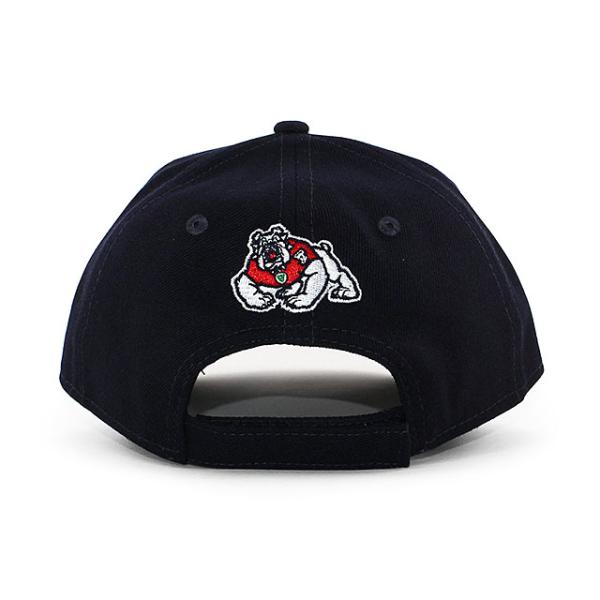 ニューエラ キャップ 9FORTY フレズノステート ブルドッグス NCAA THE LEAGUE ADJUSTABLE CAP NAVY