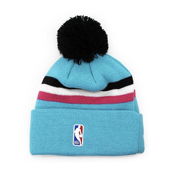 ニューエラ マイアミ ヒート ニットキャップ ビーニー  NBA 2019-20 CITY EDITION POM KNIT BEANIE CAP TEAL  NEW ERA MIAMI HEAT