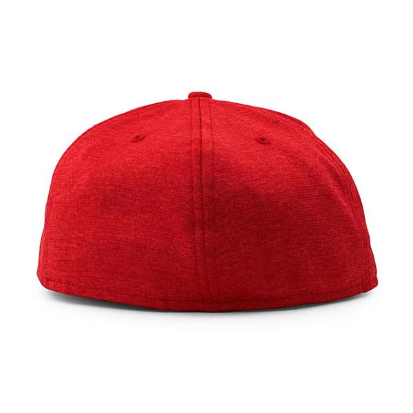 ニューエラ キャップ 59FIFTY  BLANK SHADOW TECH FITTED CAP RED  NEW ERA ベーシック