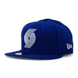 ニューエラ 9FIFTY ポートランド トレイル ブレイザーズ NBA TEAM-BASIC SNAPBACK CAP ROYAL BLUE-WHITE NEW ERA PORTLAND TRAILBLAZERS