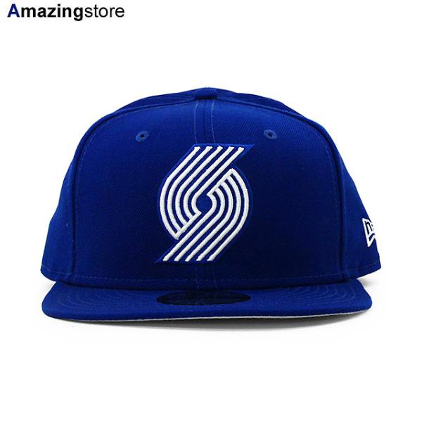 ニューエラ 9FIFTY ポートランド トレイル ブレイザーズ NBA TEAM-BASIC SNAPBACK CAP ROYAL BLUE-WHITE NEW ERA PORTLAND TRAILBLAZERS