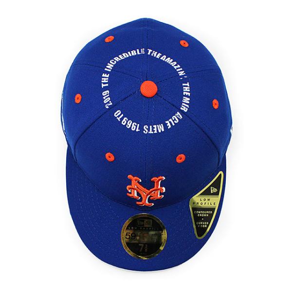 FUTURAコラボ ニューエラ キャップ 59FIFTY ニューヨーク メッツ  MLB NY COLLABO FITTED CAP LP RYL BLUE  NEW ERA NEW YORK METS フューチュラ