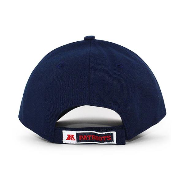 ニューエラ キャップ 9FORTY ニューイングランド ペイトリオッツ NFL THROWBACK THE LEAGUE ADJUSTABLE CAP NAVY