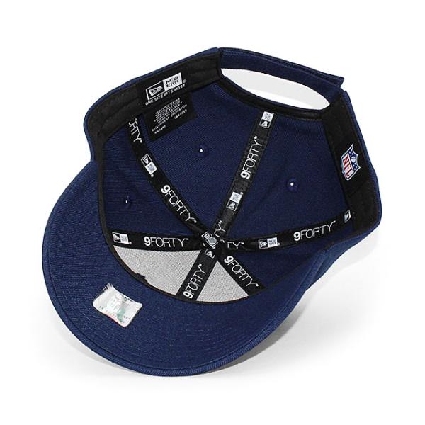 ニューエラ キャップ 9FORTY ニューイングランド ペイトリオッツ NFL THROWBACK THE LEAGUE ADJUSTABLE CAP NAVY