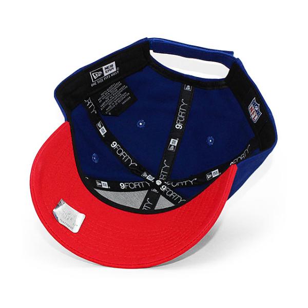 ニューエラ キャップ 9FORTY バッファロー ビルズ NFL THE LEAGUE ADJUSTABLE CAP ROYAL BLUE RED NEW ERA BUFFALO BILLS