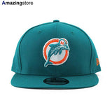 ニューエラ キャップ 9FIFTY マイアミ ドルフィンズ NFL THROWBACK TEAM BASIC SNAPBACK CAP AQUA NEW ERA MIAMI DOLPHINS