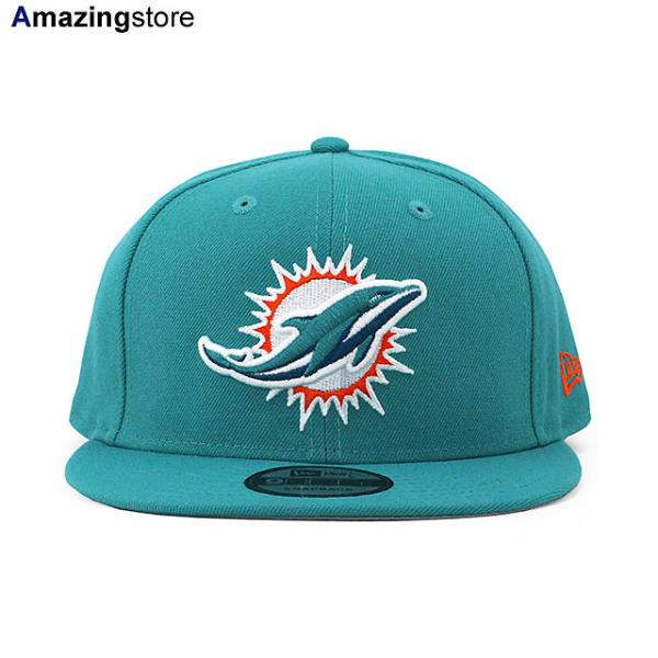 ニューエラ キャップ 9FIFTY マイアミ ドルフィンズ NFL TEAM BASIC SNAPBACK CAP AQUA