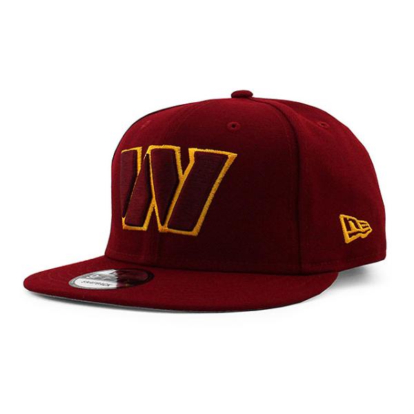 ニューエラ キャップ 9FIFTY ワシントン コマンダーズ  NFL TEAM-BASIC SNAPBACK CAP BURGUNDY  NEW ERA WASHINGTON COMMANDERS