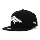 ニューエラ キャップ 9FIFTY スナップバック デンバー ブロンコス NFL TEAM BASIC SNAPBACK CAP BLACK WHITE NEW ERA DENVER BRONCOS