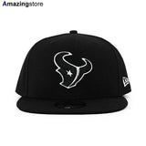 ニューエラ キャップ 9FIFTY ヒューストン テキサンズ NFL TEAM BASIC SNAPBACK CAP BLACK