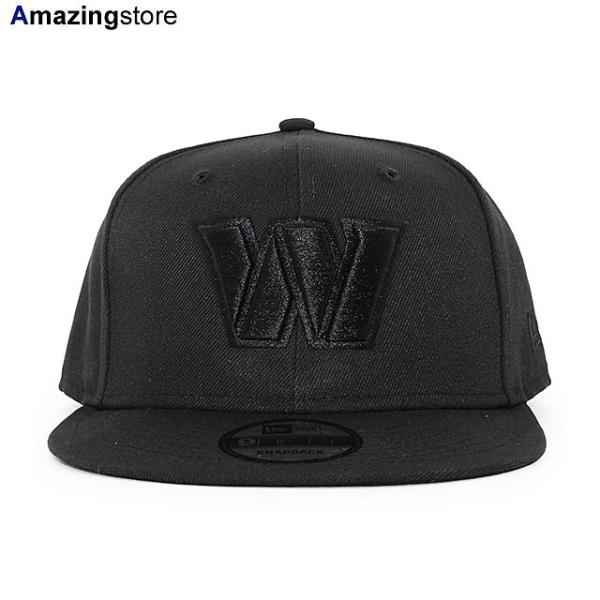 ニューエラ キャップ 9FIFTY ワシントン コマンダーズ  NFL TEAM-BASIC SNAPBACK CAP BLACKOUT  NEW ERA WASHINGTON COMMANDERS