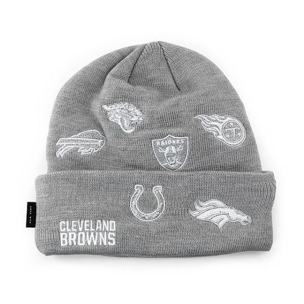 ニューエラ ニットキャップ ビーニー NFL  AFC TOTAL KNIT BEANIE GREY  NEW ERA