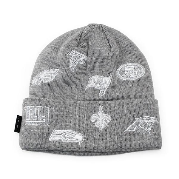 ニューエラ ニットキャップ ビーニー NFL  NFC TOTAL KNIT BEANIE GREY  NEW ERA