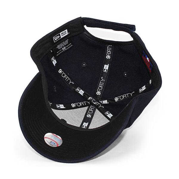 ニューエラ キャップ 9FORTY アトランタ ブレーブス MLB THE LEAGUE ROAD ADJUSTABLE CAP NAVY