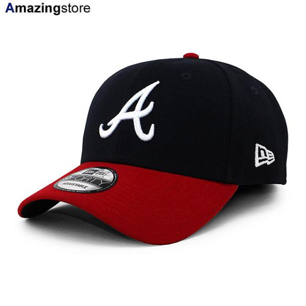 ニューエラ キャップ 9FORTY アトランタ ブレーブス MLB THE LEAGUE HOME ADJUSTABLE CAP NAVY