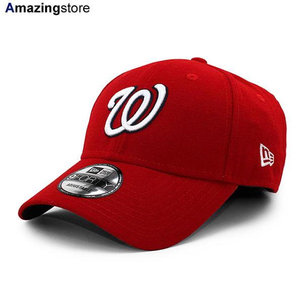ニューエラ キャップ 9FORTY ワシントン ナショナルズ MLB THE LEAGUE GAME ADJUSTABLE CAP RED