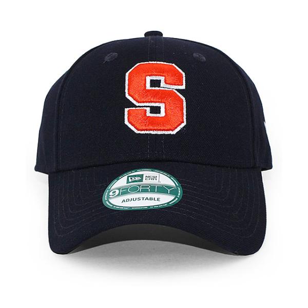 ニューエラ キャップ 9FORTY シラキュース オレンジ  NCAA THE LEAGUE ADJUSTABLE CAP NAVY  NEW ERA SYRACUSE ORANGE