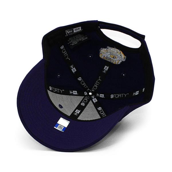 ニューエラ キャップ 9FORTY LSU タイガース NCAA THE LEAGUE ADJUSTABLE CAP PURPLE NEW ERA LSU TIGERS