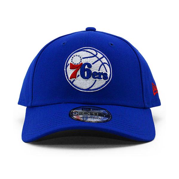 ニューエラ キャップ 9FORTY フィラデルフィア 76ERS NBA THE LEAGUE ADJUSTABLE CAP BLUE