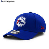 ニューエラ キャップ 9FORTY フィラデルフィア 76ERS NBA THE LEAGUE ADJUSTABLE CAP BLUE
